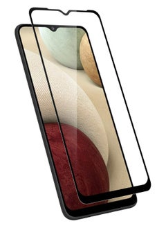 LIXES glass for Samsung Galaxy A12 / M12 / F12 Full Glue Screen Protector Anti Fingerprint Shatter Proof Tempered Glass with HD clarity for Samsung Galaxy A12 / M12 / F12  - Image 1