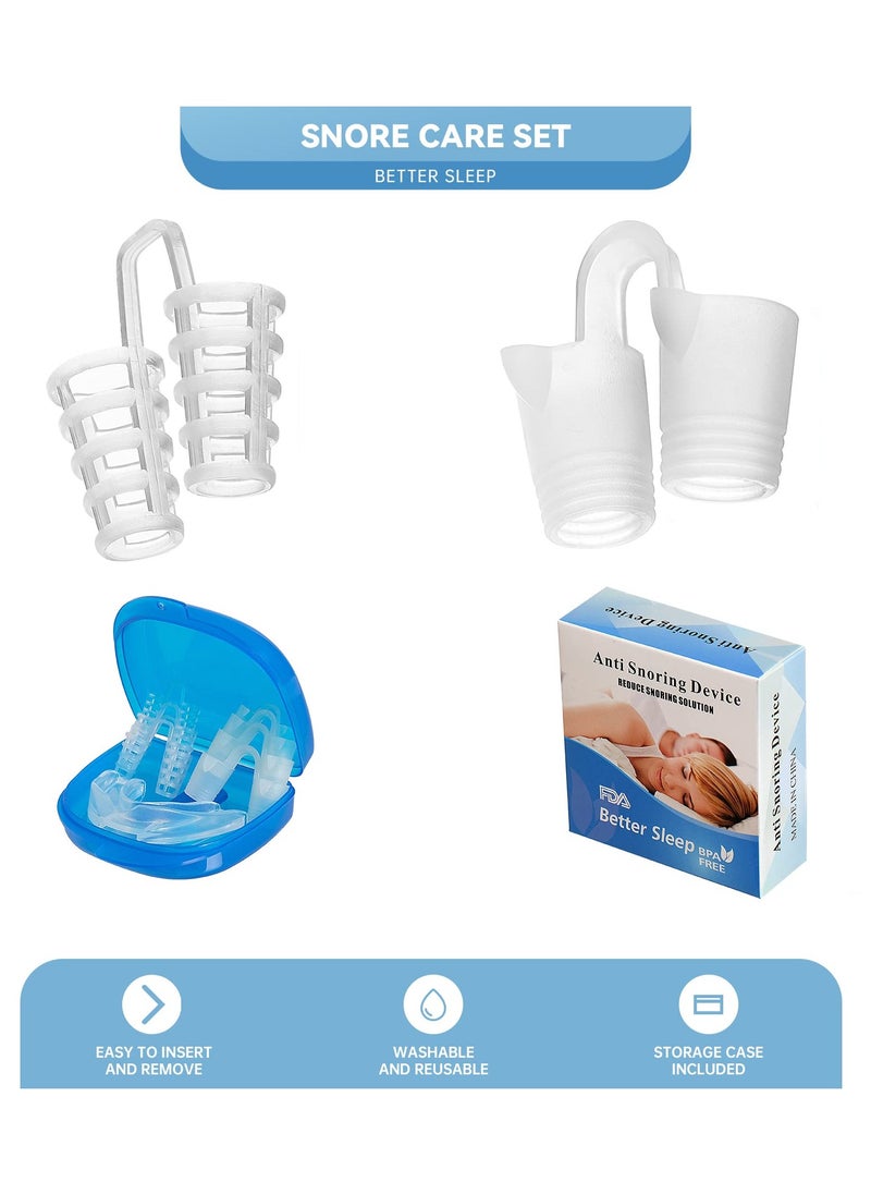 RTYY 10 Pcs Anti-Snoring Device, Nose Vents Snoring Plug, Reduce Snoring Aid  Sleep aid Device Quieter Restful Sleep，Anti-Snoring Mouth Guard，Ease Breathing Anti Snoring Effective Snoring Solution, Snore Stop.  - Image 2