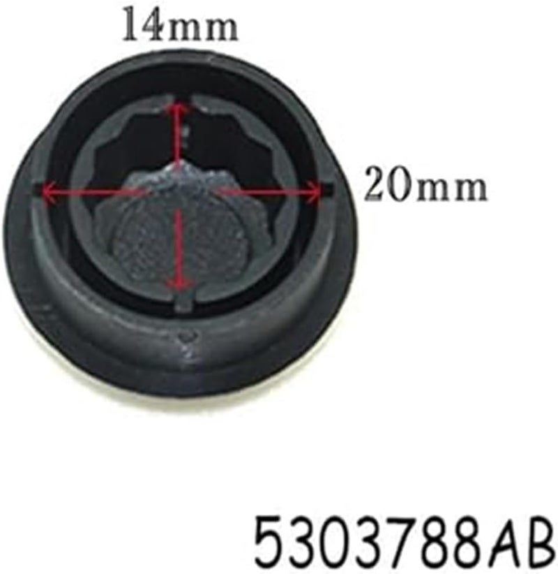 Wivplex Rear Wiper Arm Cover Cap for Jeep and Dodge - Image 2