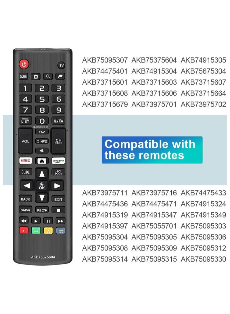 ELTRAZONE AKB75375604 Universal Remote Control Replacement for LG 4K LCD LED UHD Smart TVs - Image 5