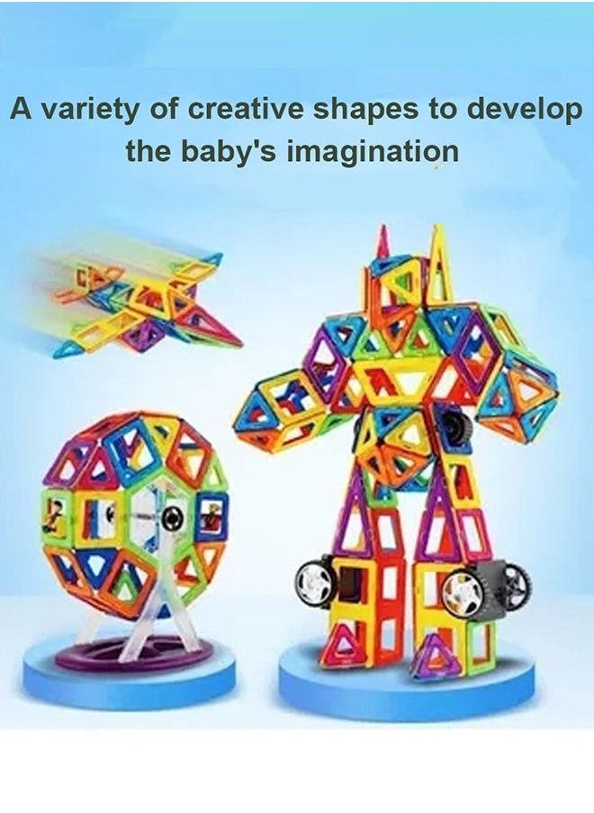 YelaJoy - Magnetic Building Blocks, 97 Pieces Magnet Building Blocks Set, Magnetic Toys Building Kits for Kids, Educational Toys for Kids Brain Learning - Image 1