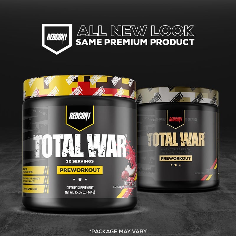 Redcon1 Total War Pre Workout Supplement - 30 Servings (Grape Flavor) - Image 3