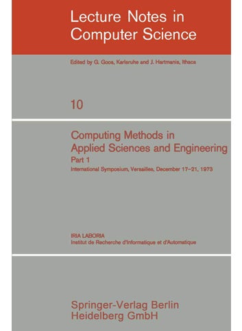 Computing Methods in Applied Sciences and Engineering. International Symposium, Versailles, December 17-21, 1973: Part 1 - pzsku/Z02A44A9E859CF398AB3BZ/45/1749041762/cde7e3e4-6ea9-4b32-bf93-d9cc66c6e21e
