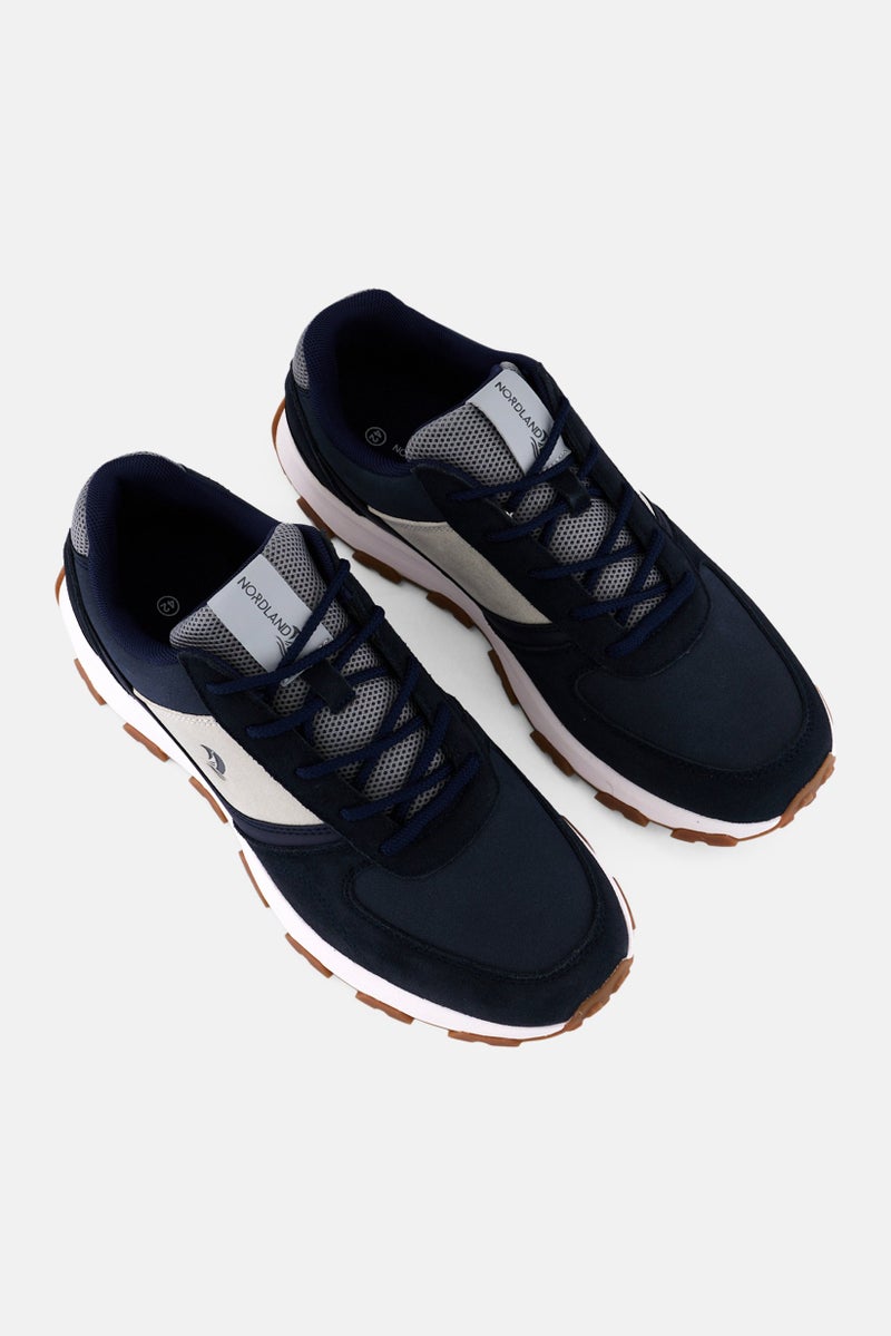 Nordland Men Lace Up Outdoor Shoes, Navy  - Image 4