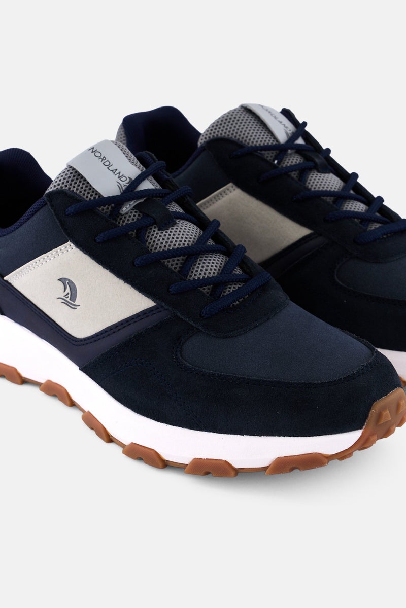 Nordland Men Lace Up Outdoor Shoes, Navy  - Image 3