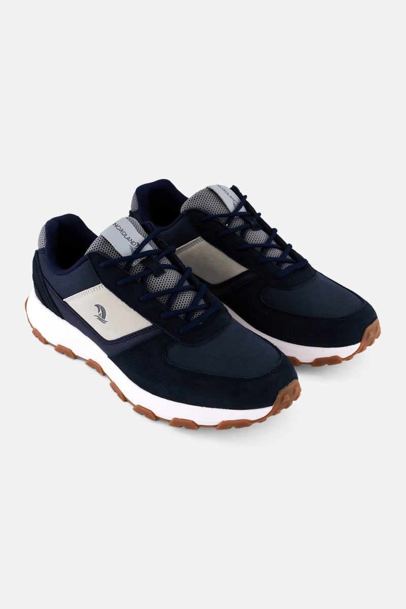 Nordland Men Lace Up Outdoor Shoes, Navy  - Image 1