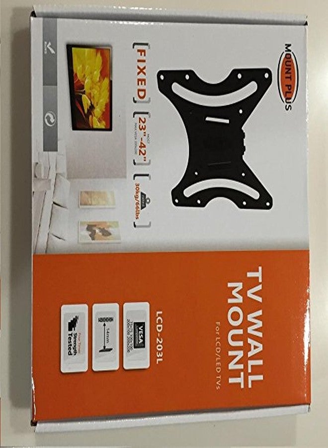 ماونت بلس حامل جداري فائق النحافة Mount Plus 1070 (يبعد 0.5 بوصة عن الجدار) لأجهزة التلفزيون من 23 إلى 42 بوصة | متوافق مع معيار VESA 200x200 مم و200x100 مم | خاصية الفك السريع | حامل تلفزيون للمركبات الترفيهية | يتحمل وزنًا يصل إلى 66 رطلاً (للأجهزة من 23 إلى 42 بوصة) - Image 3