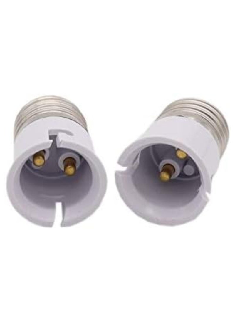 SOLDOUT 2 PCS E27 to B22 Lamp Holder Converter 110V 220V Base Socket Adapter For LED Lamp Corn Light Bulb (Pack of 2, E27 TO B22)  - Image 3