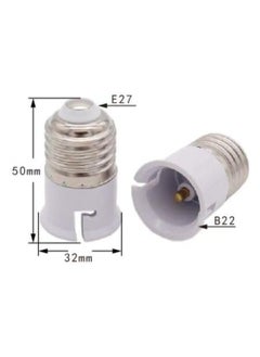 SOLDOUT 2 PCS E27 to B22 Lamp Holder Converter 110V 220V Base Socket Adapter For LED Lamp Corn Light Bulb (Pack of 2, E27 TO B22)  - Image 5