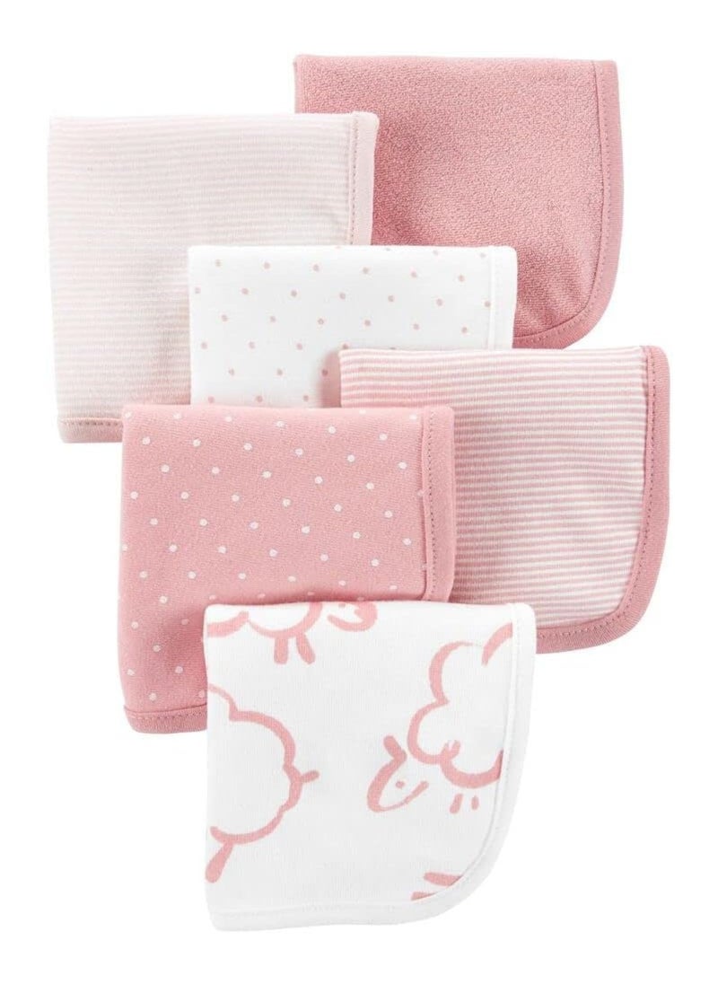 carter's 6-Pack Washcloths (Pink)  - Image 2