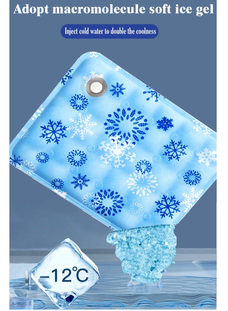 Generic Summer cooling seat cushions, water-filled cushions; dormitory ice seat cushions; pet cool mats; blue  - Image 3