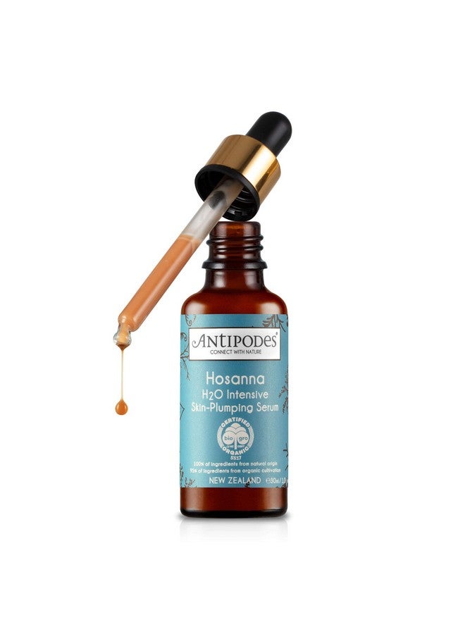 Antipodes Hosanna H2O Intensive Skinplumping Facial Serum Hydrating Serum Collagen Face Serum With New Zealand Bioactives Dry Skin & Dehydrated Skin 30Ml - Image 1