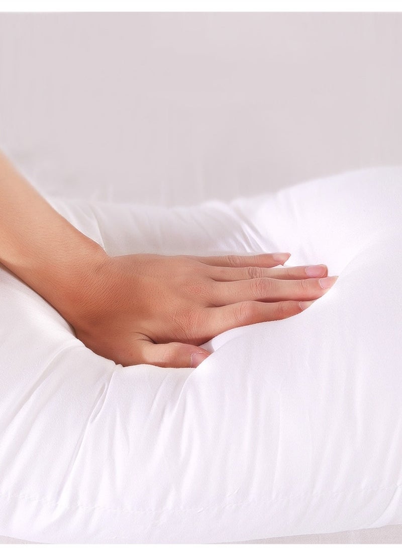 Crystal Velvet Maternity Pillow Maternity Belly Support Pillow Core Side Sleeping Pillow Waist Support Pillow  - Image 3