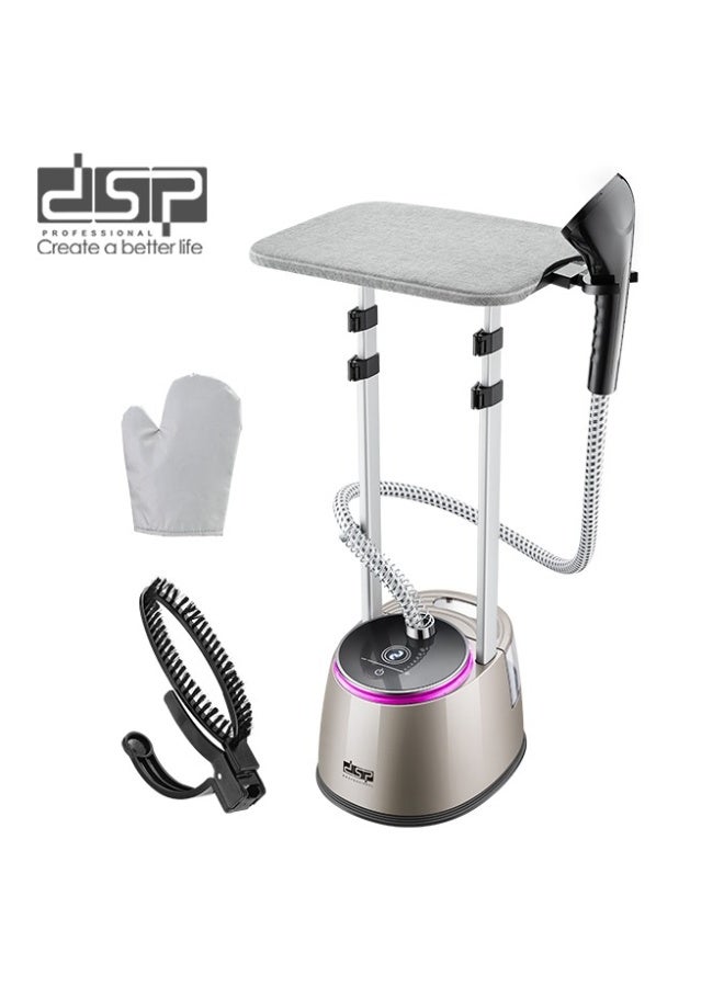 دي اس بي جهاز كي الملابس بالبخار الاحترافي من دي إس بي، مزود بلوح كي قابل للتعديل، ورأس بخار يدوي، وملحقات. - Image 2