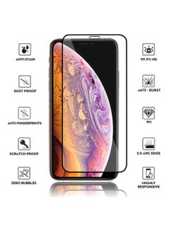 تيمبرد غلاس واقي شاشة من الزجاج المقوى لهاتف iPhone XR باللون الأسود  - Image 4