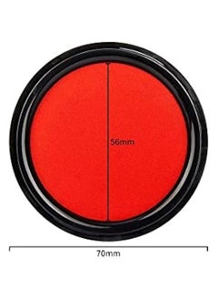 Generic 2PCS Quick Drying Ink Thumbprint Pad,Thumbprint Ink Pads for Notary Supplies Identification Fingerprint Cards,Red Stamp Pad for Office  - Image 2