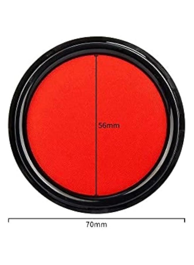 Generic 2PCS Quick Drying Ink Thumbprint Pad,Thumbprint Ink Pads for Notary Supplies Identification Fingerprint Cards,Red Stamp Pad for Office - Image 2