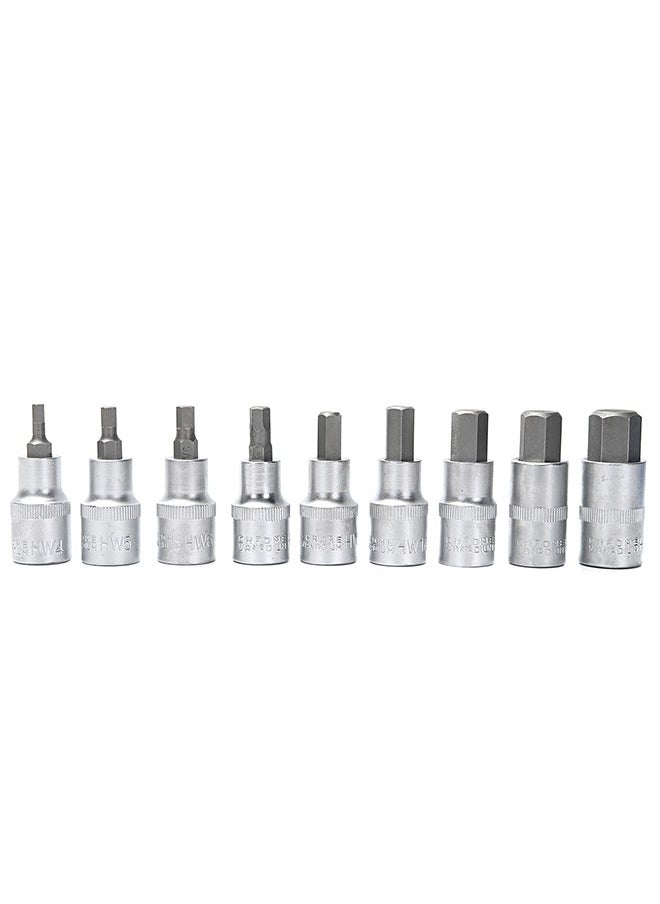 LAWAZIM - 9-Piece Drive Hexagon Bit Socket Set - Image 1