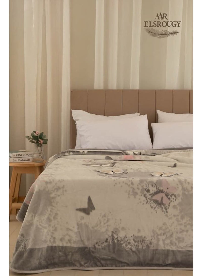 بطانيه السروجي  خامه عاليه الجوده مقاس 220*245 سم - Image 2