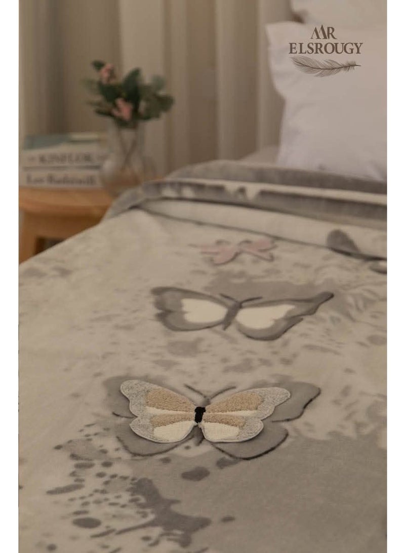 بطانيه السروجي  خامه عاليه الجوده مقاس 220*245 سم - Image 1