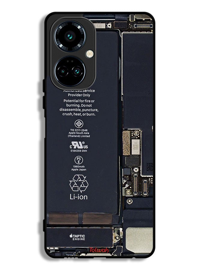 Tolwak Tecno Camon 19 Pro Protective Case Cover Phone Circuit Pattern - Image 1