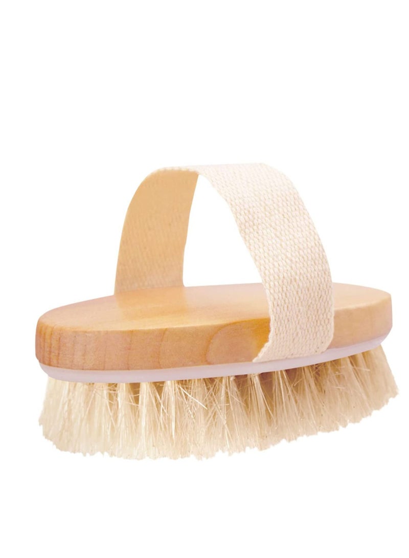 Dry Skin Body Brush - Improves Skin's Health and Beauty Remove Dead Toxins, Cellulite Treatment, Lymphatic Functions, Exfoliates, Stimulates Blood Circulation - Image 1