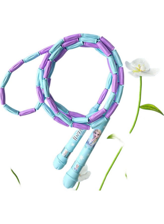 Mesuca Disney Children'S Jump Rope, Kindergarten And Elementary School Exam Rope, Frozen Elsa Princess Bamboo Joint Jump Rope - Image 2