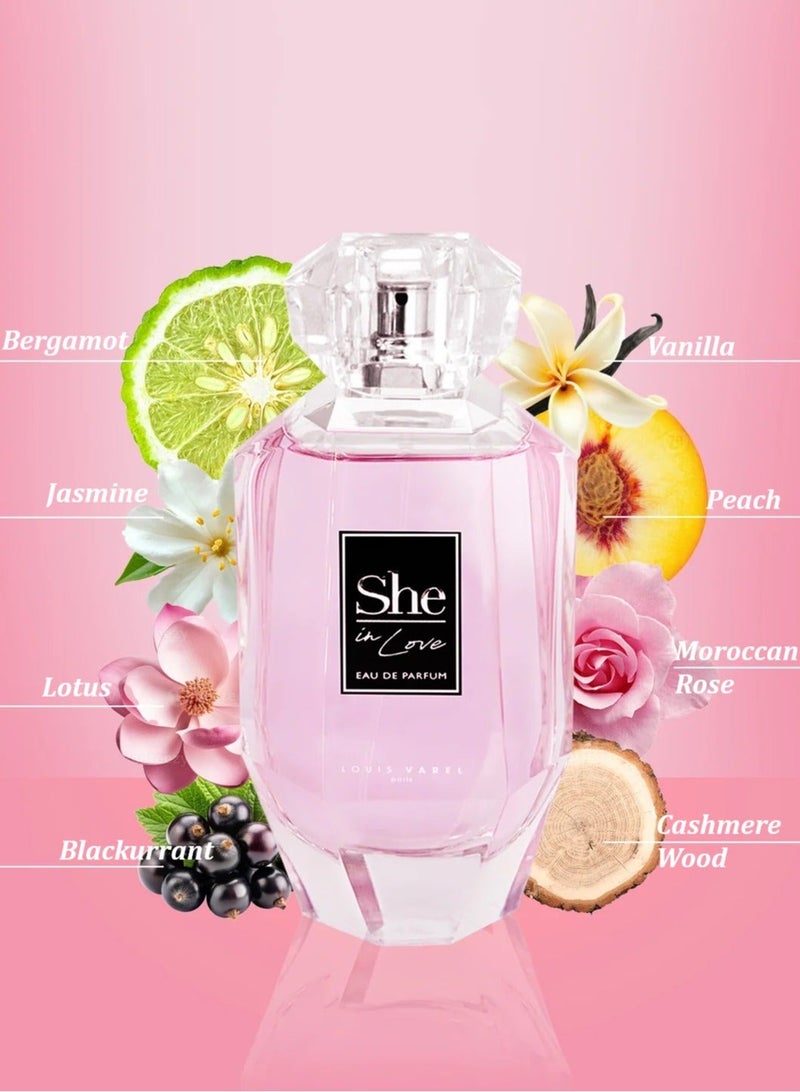 LOUIS VAREL SHE IN LOVE EDP WOMEN 100ML - Image 2