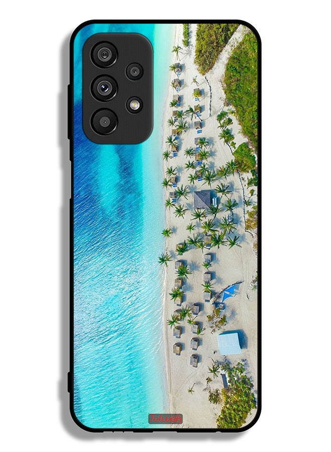 Tolwak Samsung Galaxy A23 5G Protective Case Cover Beach - Image 1
