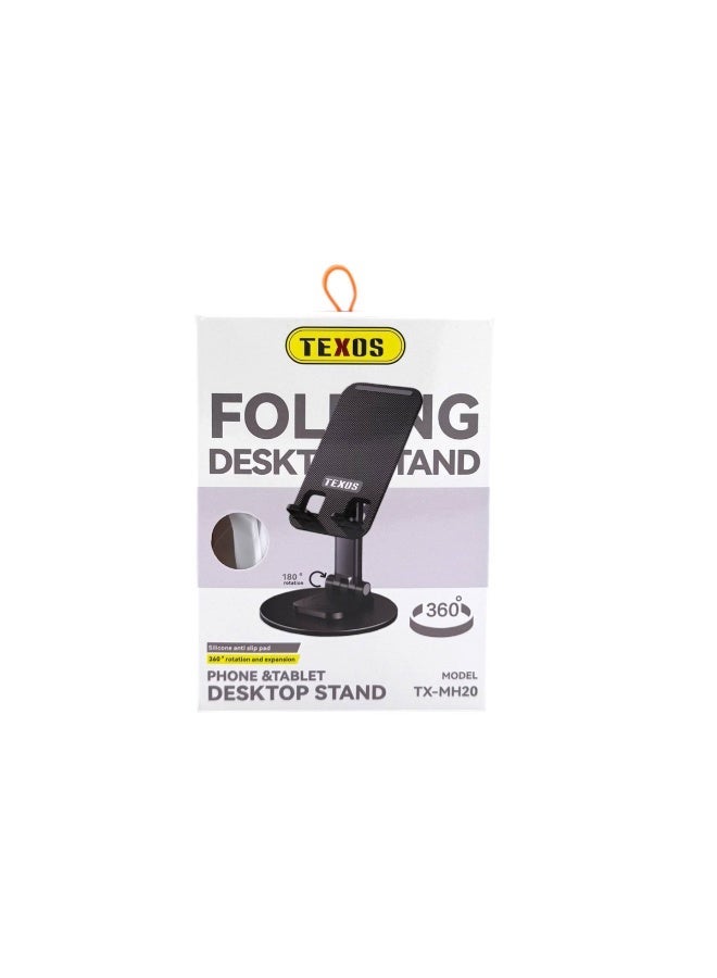 Texos TX-MH20 Folding Desktop Stand for Phones & Tablets - Image 1