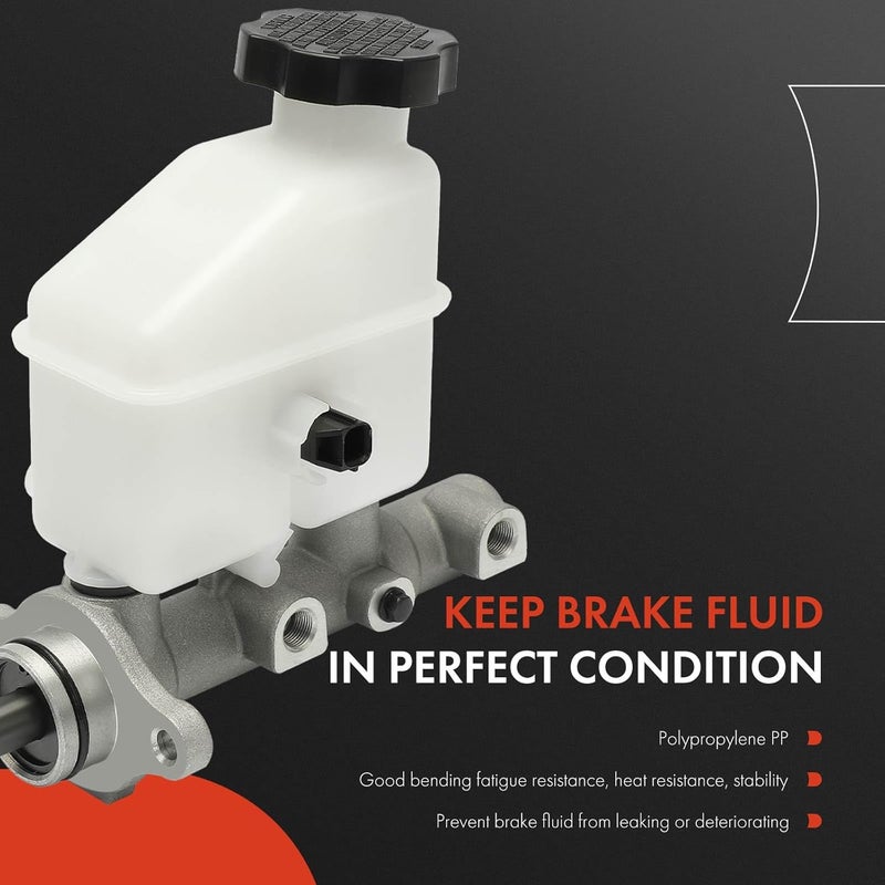 A-Premium Brake Master Cylinder with Reservoir and Sensor - Image 3