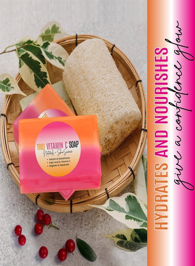 dermaxgen Organic whitening Soap Bar | Arbutin, Glutathione, Kojic acid & Vitamin C | Brighten, Replenish, Glowing & Radiant Skin | Pure Natural Handcrafted Skincare, Face & Body Cleanser - 5 OZ Each| (2 - Image 3