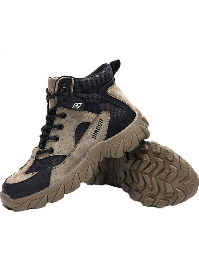 Dinggu Men'S Steel Toe Work Boots High-Top Safety Shoes 1279Migd42 - Image 2