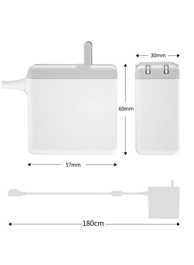 Delippo Compatible With Apple Laptops, 16.5v 3.65a 60w Computer Charger Power Adapter, A1181 A1184 A1278 A1342 Old Model Curved Head Accessories