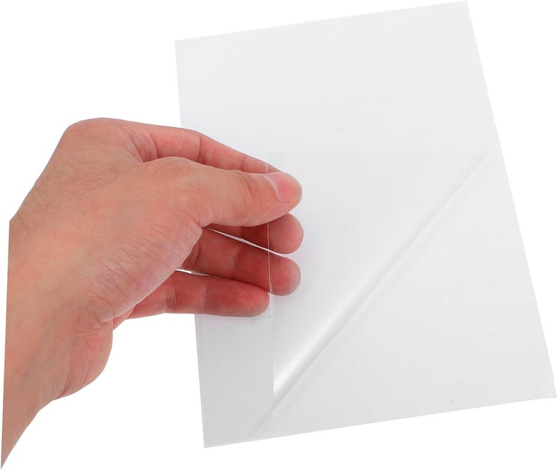 100sheets Self-adhesive Laminating Sheets for Photos Pvc Film Smooth and Bubble for Scrapbooking and Document Preservation - Image 4