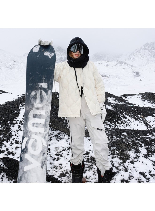 Three colors 24 Winter Down Jacket Baseball Collar Down Jacket Loose Casual Jacket - Image 4
