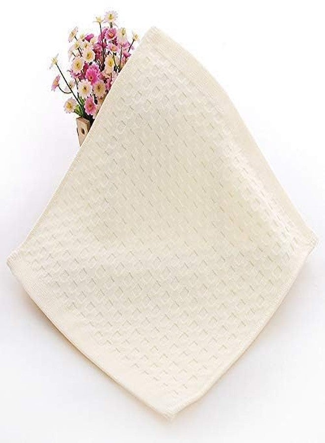 Fashiol Cotton Face Towels Hankey Set Handkerchief Soft Ladies Multipurpose Use Hanky Hand Napkins Casual Small Towel for Women/Men (Size 10.5 in) - Multicolor (12, 10.5 x 10.5 inch) - Image 4