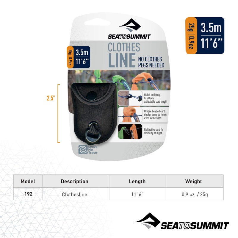 Sea to Summit Lite Line Camping and Travel Clothesline - Image 3