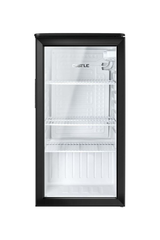 كاسل ثلاجة كاسيل ميني بار، 97 لتر، 4.5 قدم، باب زجاج، FR 1097 G - اسود