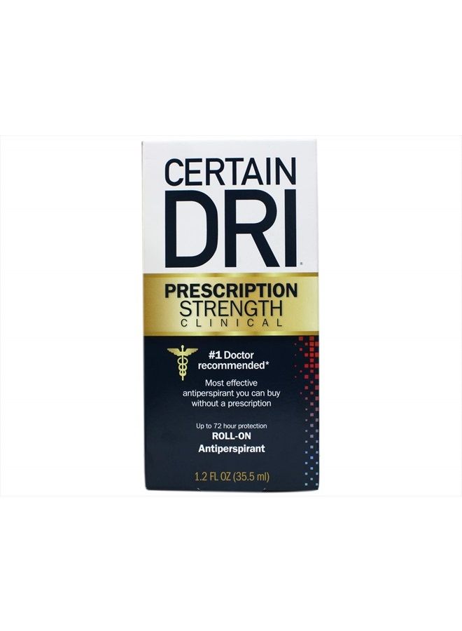 CERTAIN DRI CERTAIN DRI Prescription Strength Clinical Antiperspirant Roll-On 1.20 oz (Pack of 6)  - Image 2