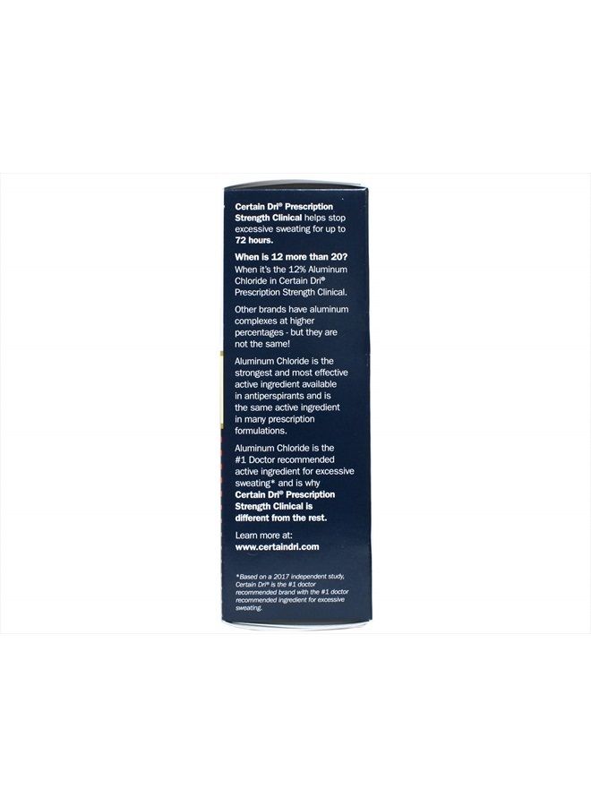 CERTAIN DRI CERTAIN DRI Prescription Strength Clinical Antiperspirant Roll-On 1.20 oz (Pack of 6)  - Image 3
