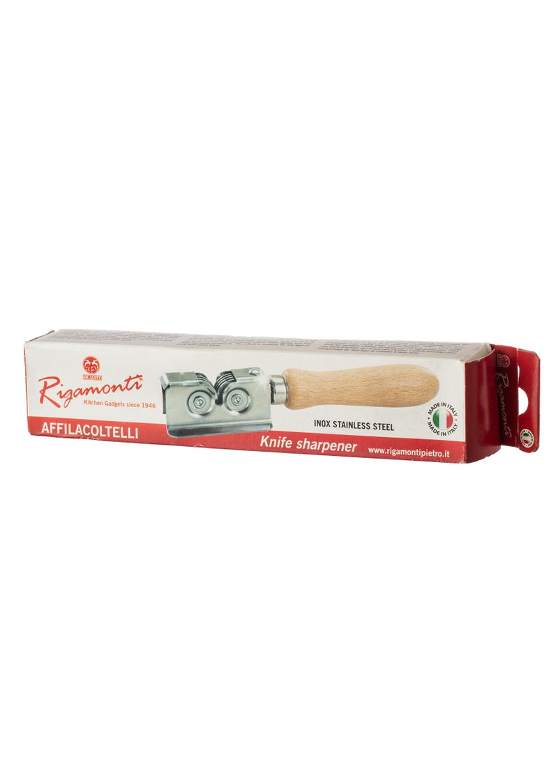 Rigamonti Knife Sharpening Tool Italian Wooden Handle  - Image 3