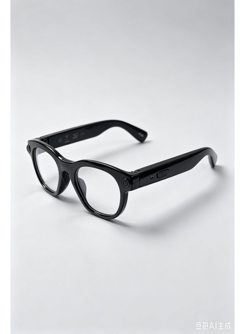 AI Translation Smart Glasses, Bluetooth Call Real Time Language ranslation Smart Glasses, Bluetooth Call Real Time Language Translation Smart Glasses, Bluetooth Call Real Time Language ranslator Glasses, UV Protection Eyeglasses Touch Control Open Ear Audio Glasses for Travel Businessn - Image 4