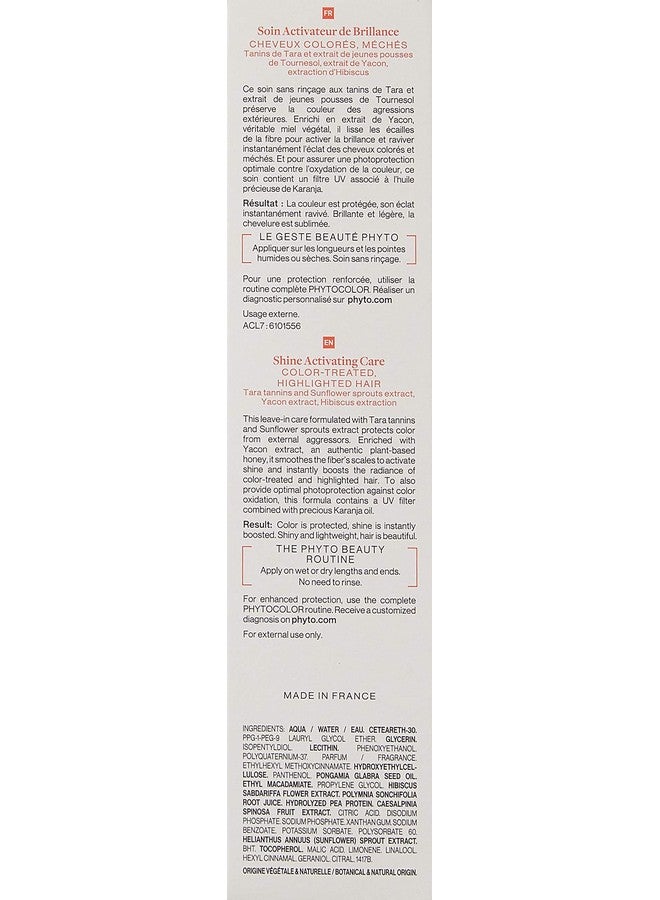 Phyto Phytocolor Shine Activating Care 5.07 Fl Oz - Image 5