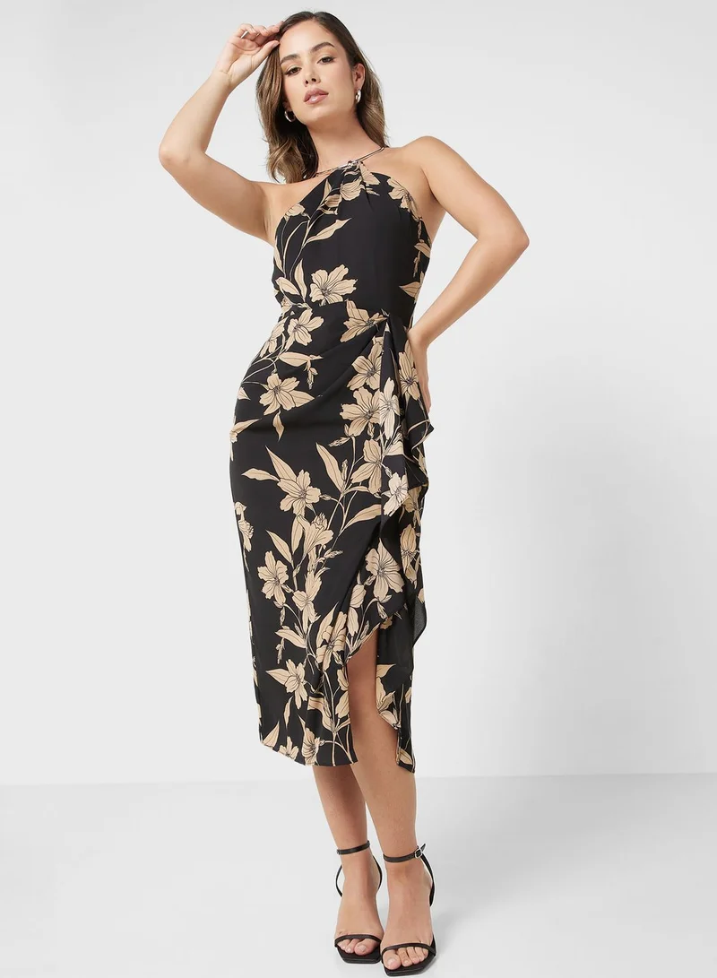 Lauren Ralph Lauren Floral Halter Dress