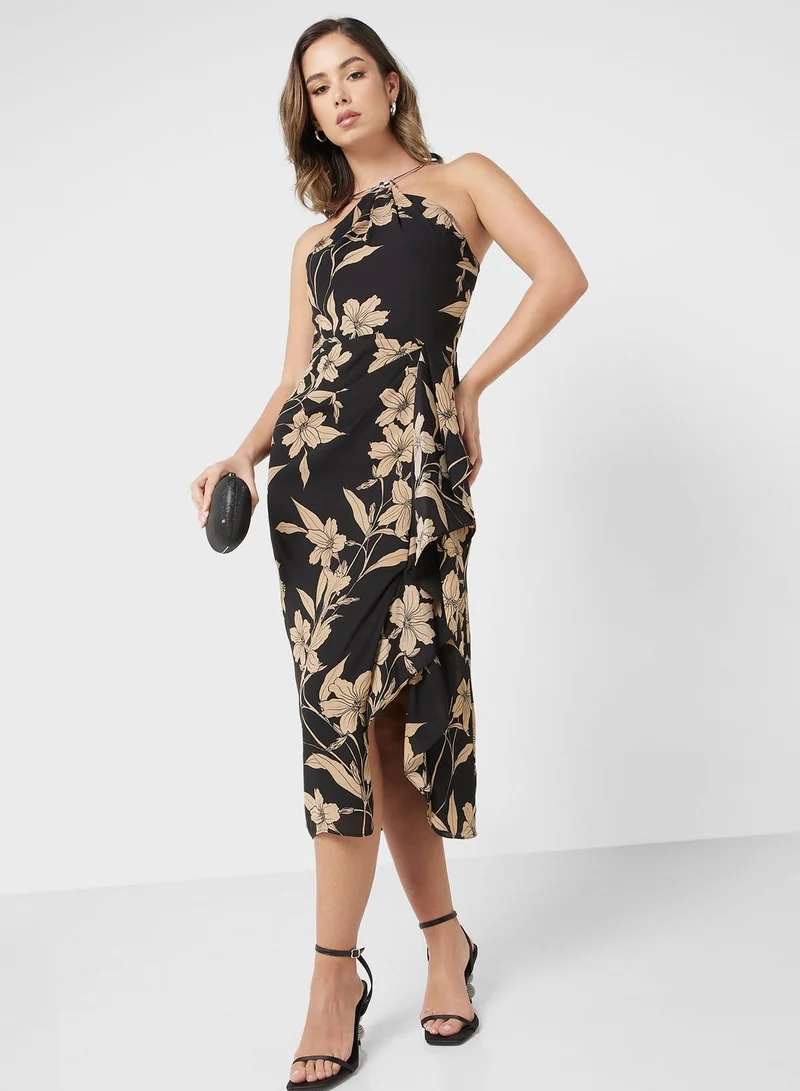 Lauren Ralph Lauren Floral Halter Dress