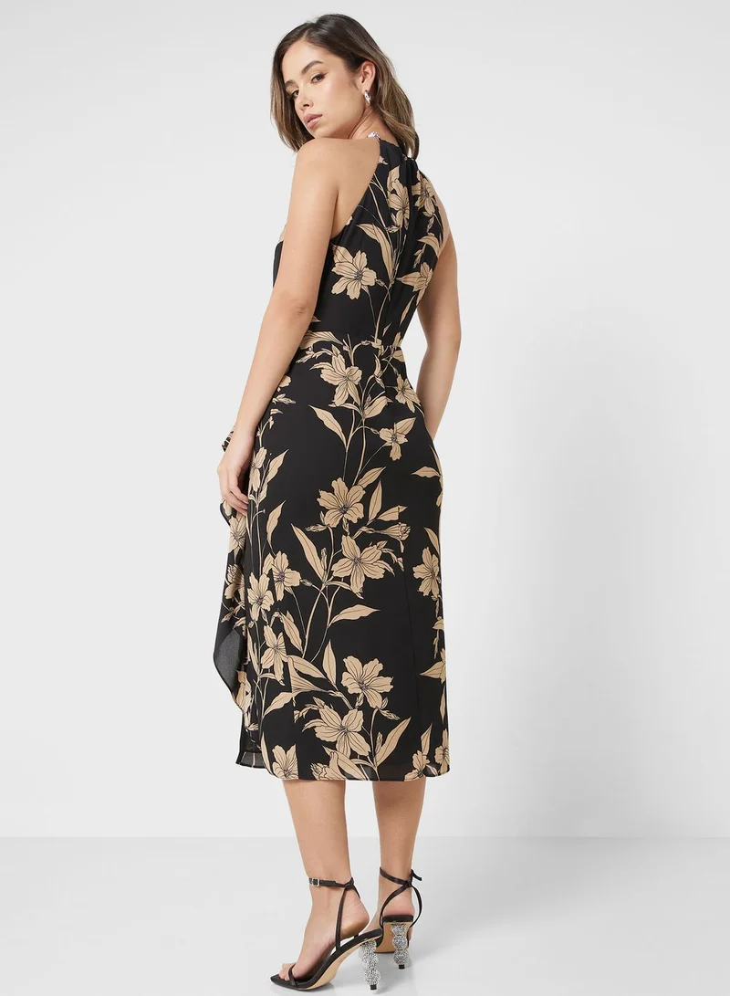 Lauren Ralph Lauren Floral Halter Dress