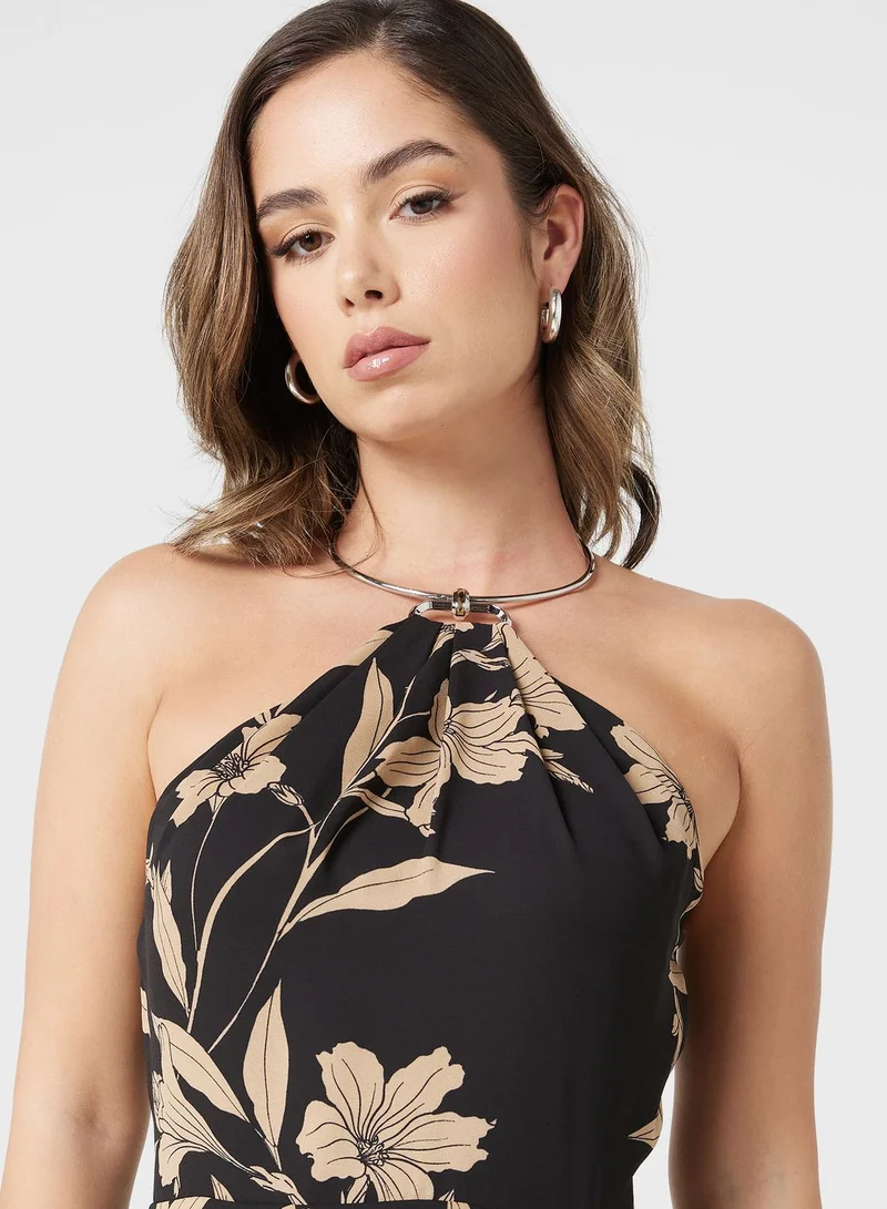 Lauren Ralph Lauren Floral Halter Dress