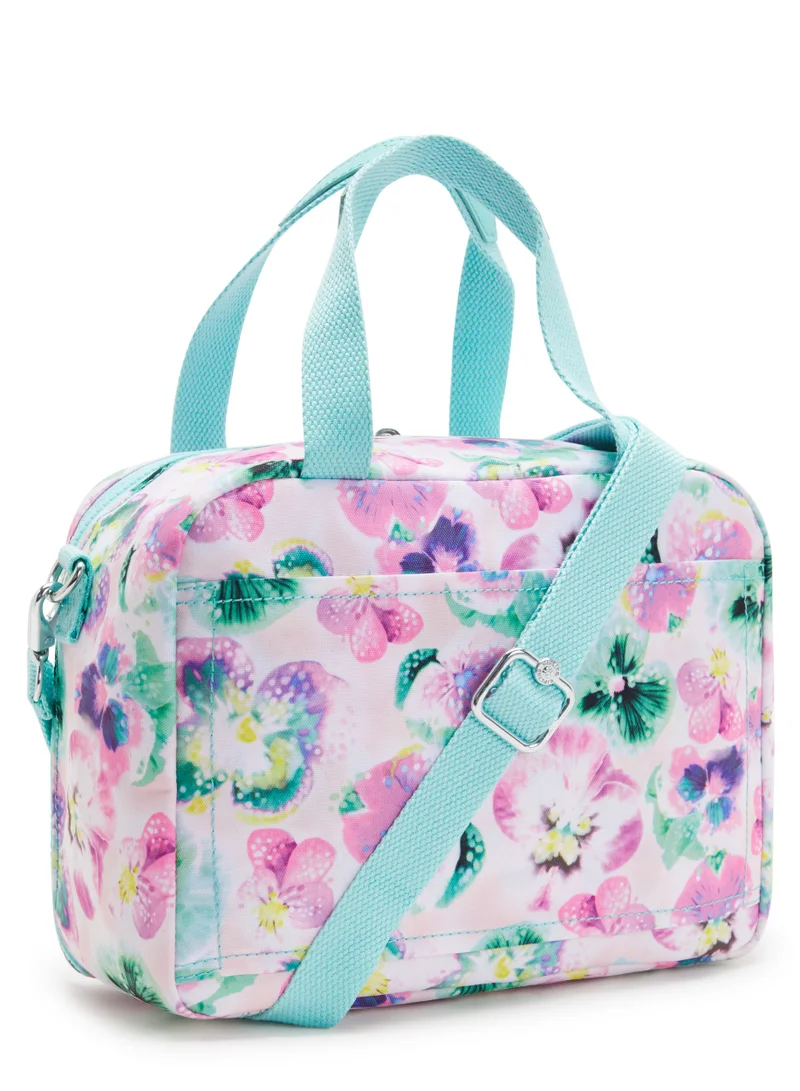 كيبلينغ Miyo Large lunchbox (with trolley sleeve) Aqua Blossom-I29897EC