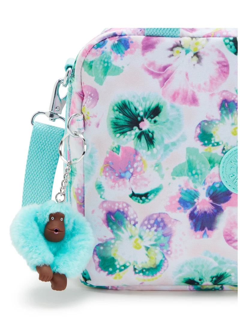 كيبلينغ Miyo Large lunchbox (with trolley sleeve) Aqua Blossom-I29897EC